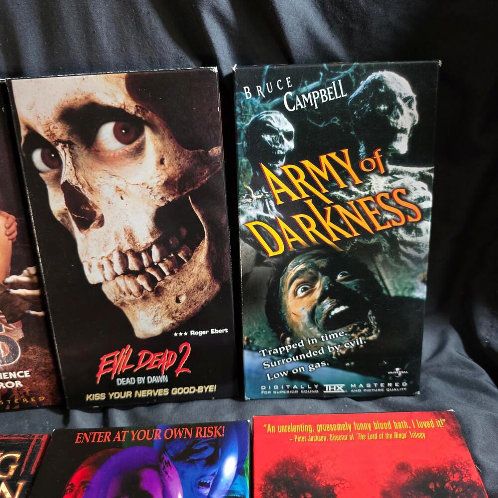 HORROR Lot Of 6 VHS Evil Dead 2 Army Of Darkness Cabin Fever Carnival Of Souls - Picture 3 of 8